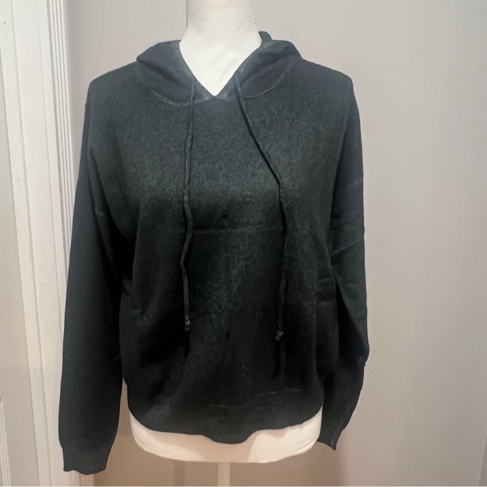 NWT Revolve One Grey Day cashmere pullover hoodie size small oversized